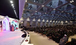 مؤتمر قُدامی خُدّام أهل البيت (ع) أُقيم في قاعة القدس داخل الحرم الرضويّ الشریف