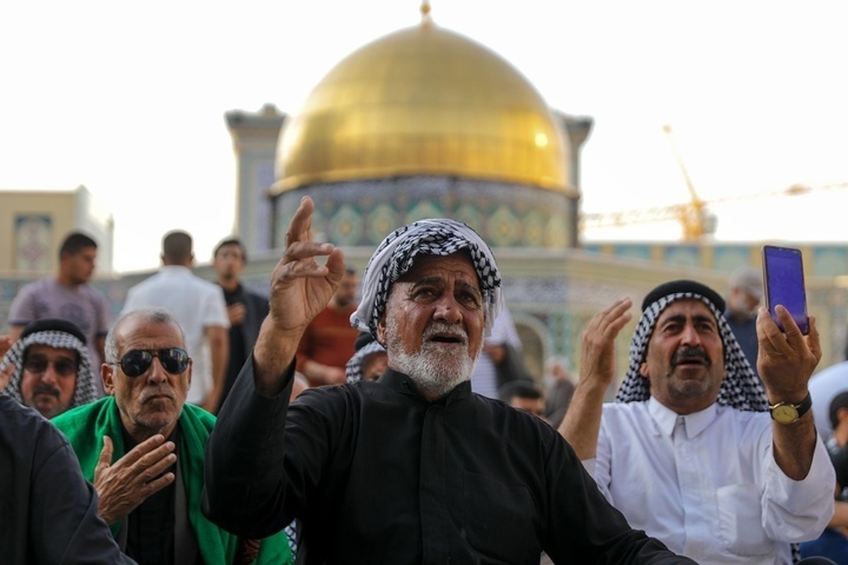 إقامة مراسم عزاء خاصة بالزائرین العرب في ليلة شهادة ريحانة الرسول (س)