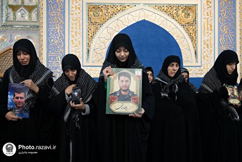 Imam Reza Shrine hosts Black Draping ceremony to honor martyrs’ families