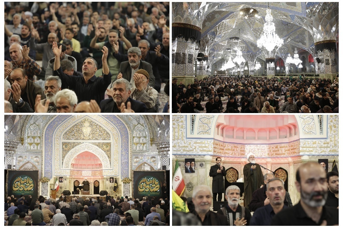 Imam Reza Shrine hosts mourning ceremonies on Imam Sadiq’s martyrdom