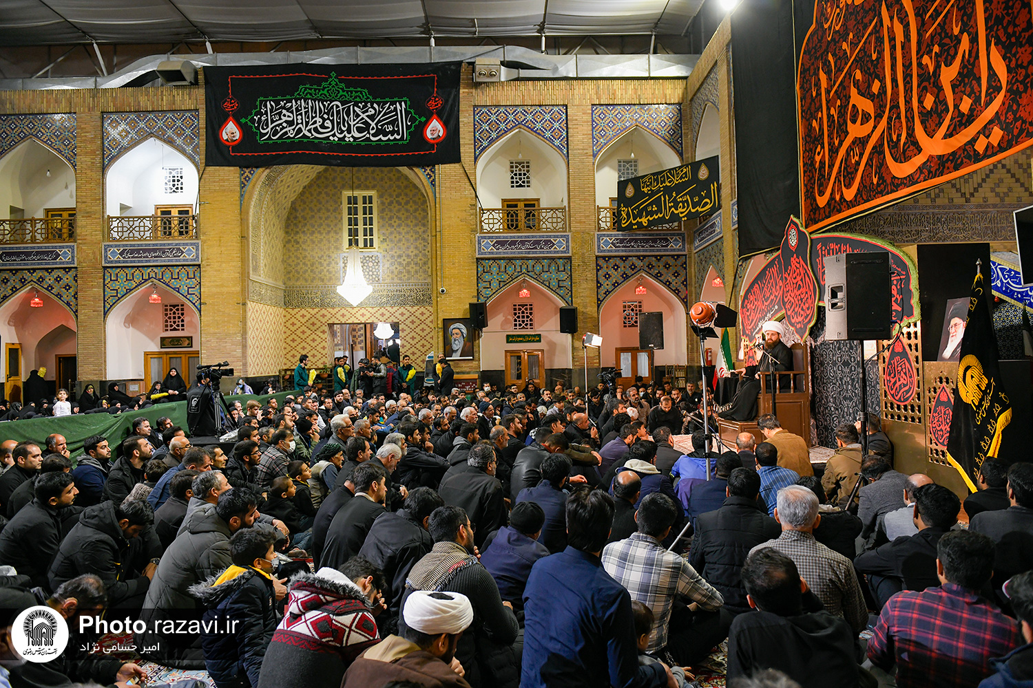 محفل عزاداری فاطمیه در «حسینیه حرم» - 2