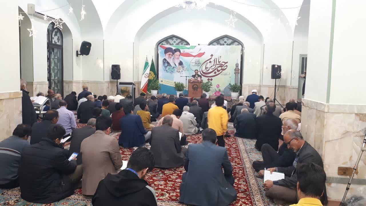 جشن میلاد با سعادت منجی عالم بشریت حضرت صاحب الزمان مهدی موعود(عج) در زیارتگاه شهید آیت الله مدرس وابسته به سازمان علمی و فرهنگی آستان قدس رضوی برگزار شد.