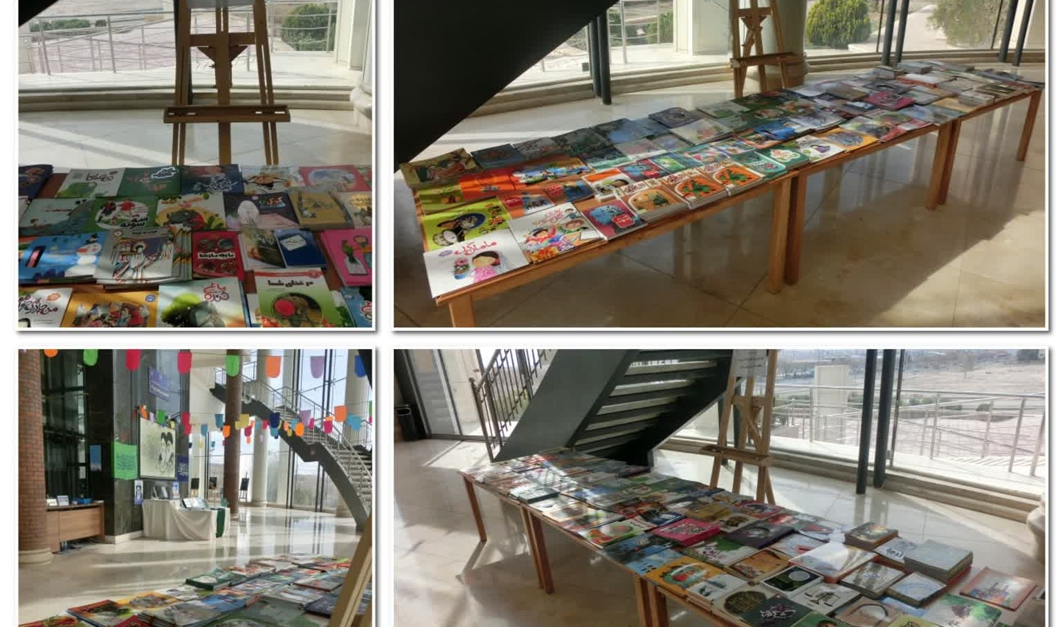 به مناسبت اعیاد شعبانیه نمایشگاه کتاب با ۲۰ درصد تخفیف در فرهنگسرای امام رضا(ع) سبزوار وابسته به موسسه فرهنگی و بقاع متبرکه آستان قدس رضوی برپا شد.