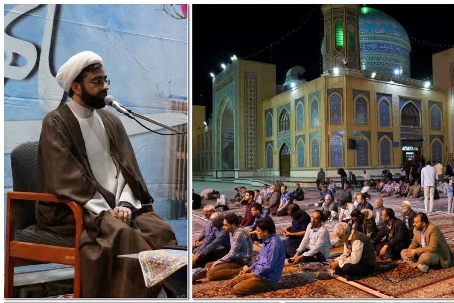 در آستانه تحویل سال جدید ویژه برنامه بهار زیارت، خانواده و همدلی در آستان برادر گرایمی امام رضا(ع) در طبس برگزار شد.