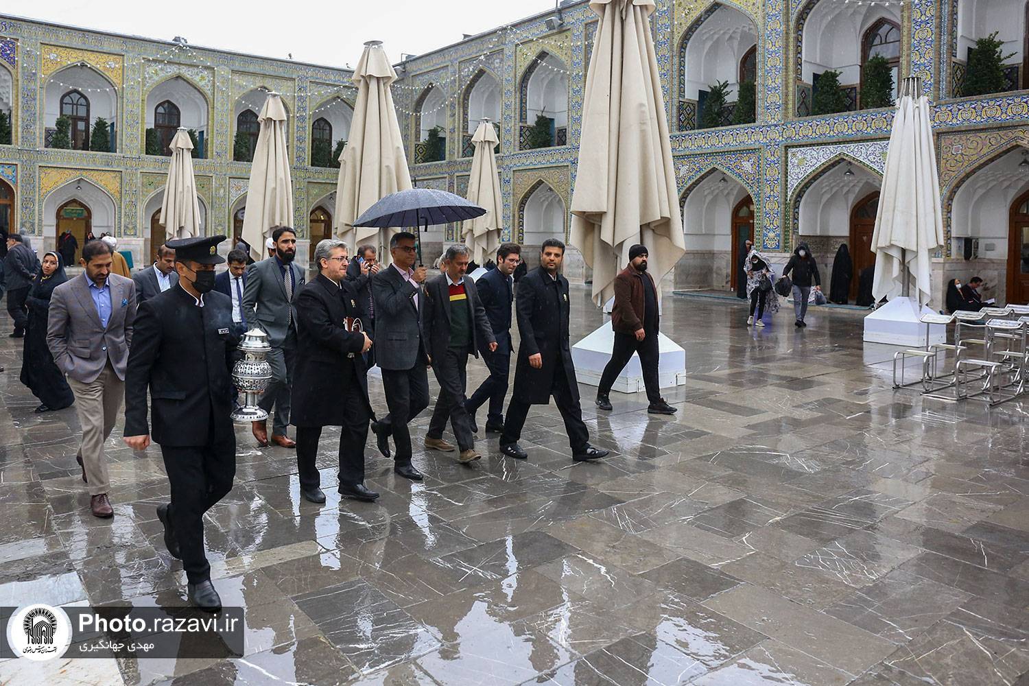 تشرف جمعی از مسئولان بلوچستان پاکستان به حرم مطهر رضوی 