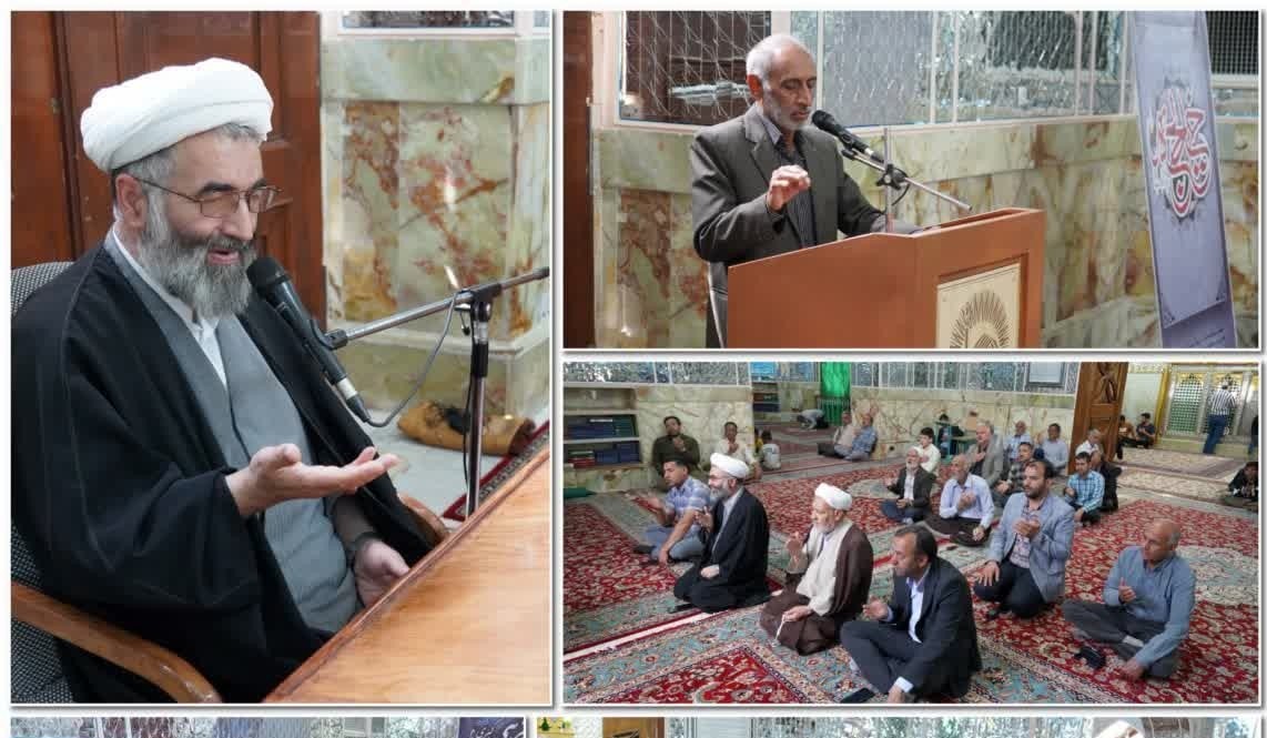 ویژه برنامه سالروز وفات حضرت خدیجه کبری(س) و یوم الله ۱۲ فروردین ماه روز جمهوری اسلامی در آستان حضرت حسین بن موسی الکاظم(ع) برگزار شد.