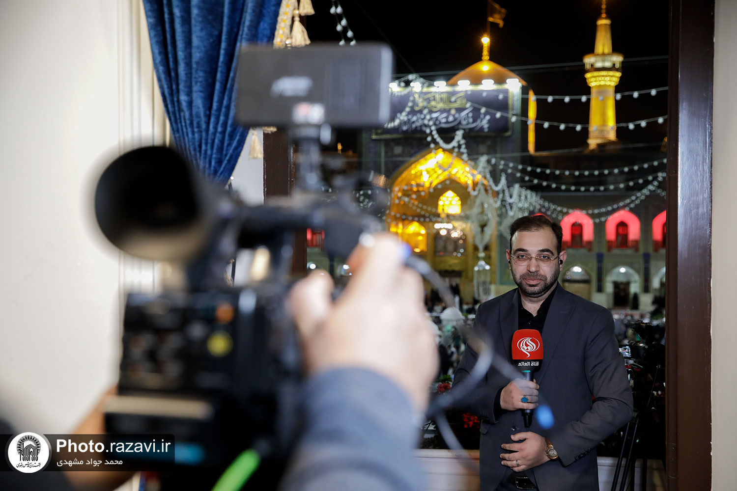 پوشش رسانه ای مراسم شب قدر حرم مطهر رضوی