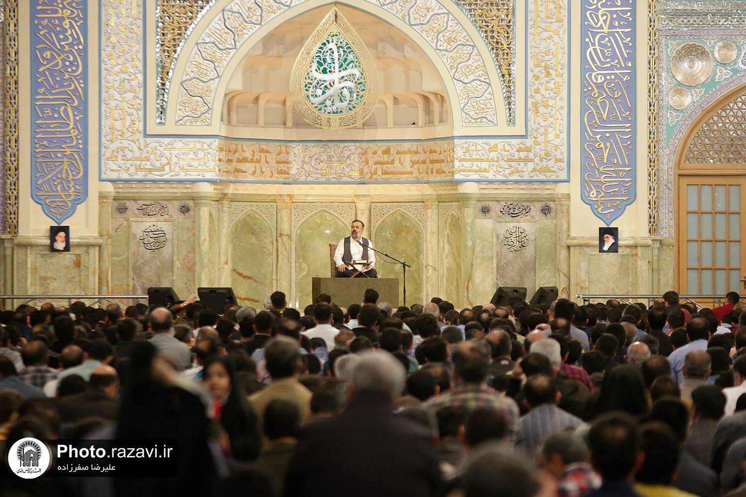 حلاوت دعا در بارگاه آقا