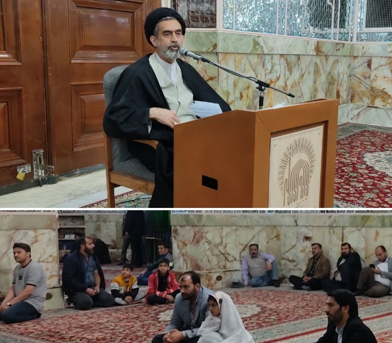 ویژه برنامه بهار زیارت، خانواده و همدلی همراه با سخنرانی مدیر مدرسه عالی فقاهت عالم آل محمد(ص) آستان قدس رضوی در آستان حضرت حسین بن موسی الکاظم(ع) برگزار شد.