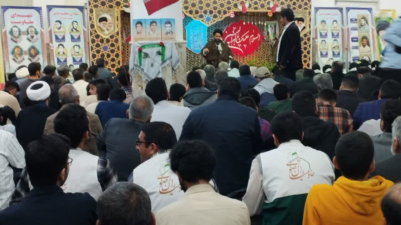 یادواره شهدای انار رنگ و بوی امام رضایی گرفت