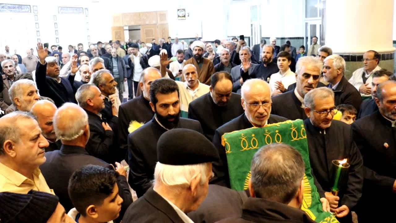 برگزاری محفل معنوی هیئت خدام‌الرضا(ع) در شهرستان شهریار