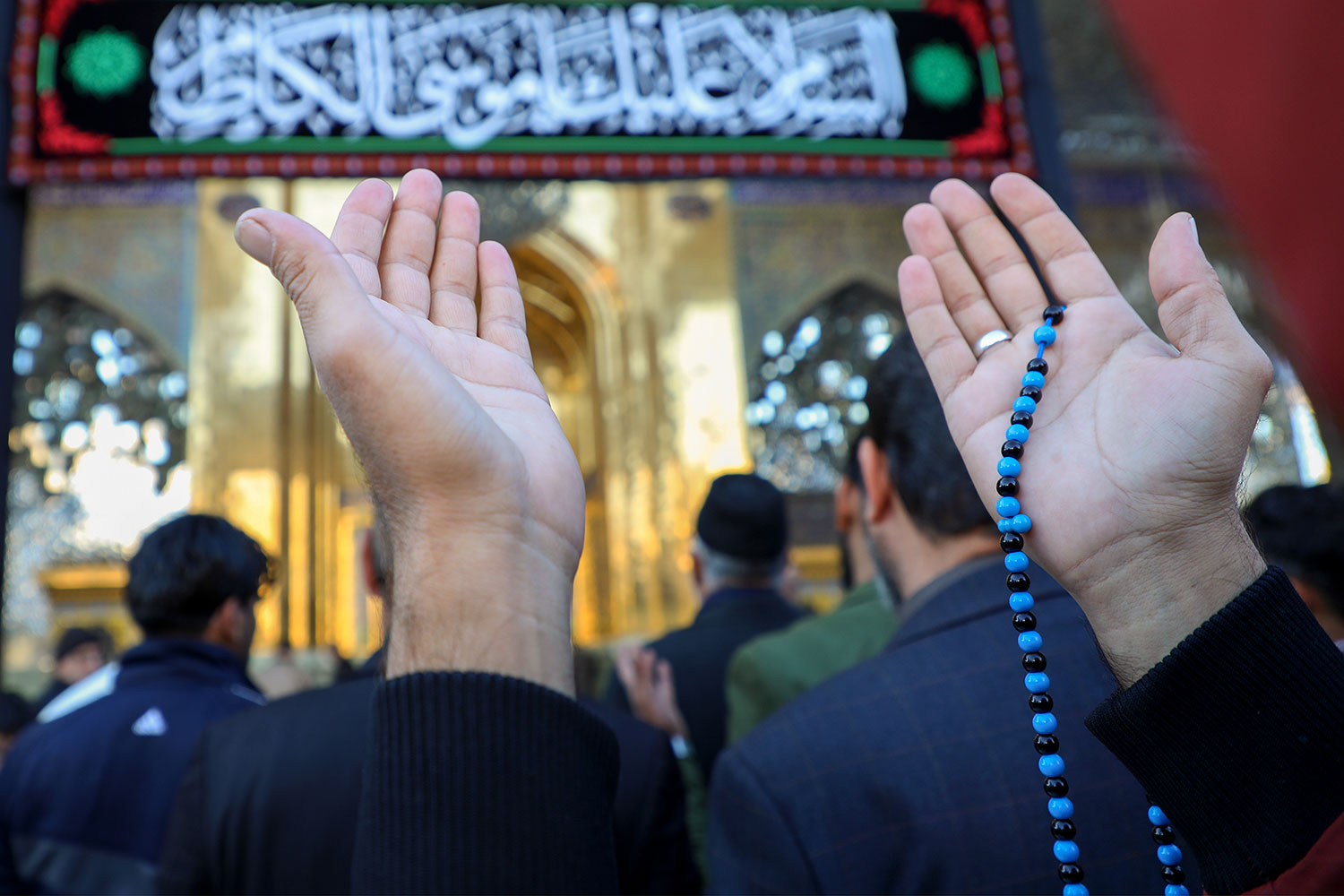 عکس با کیفیت : حال و هوای حرم امامین کاظمین در آستانه شهادت موسی‌ بن‌ جعفر علیه السلام
