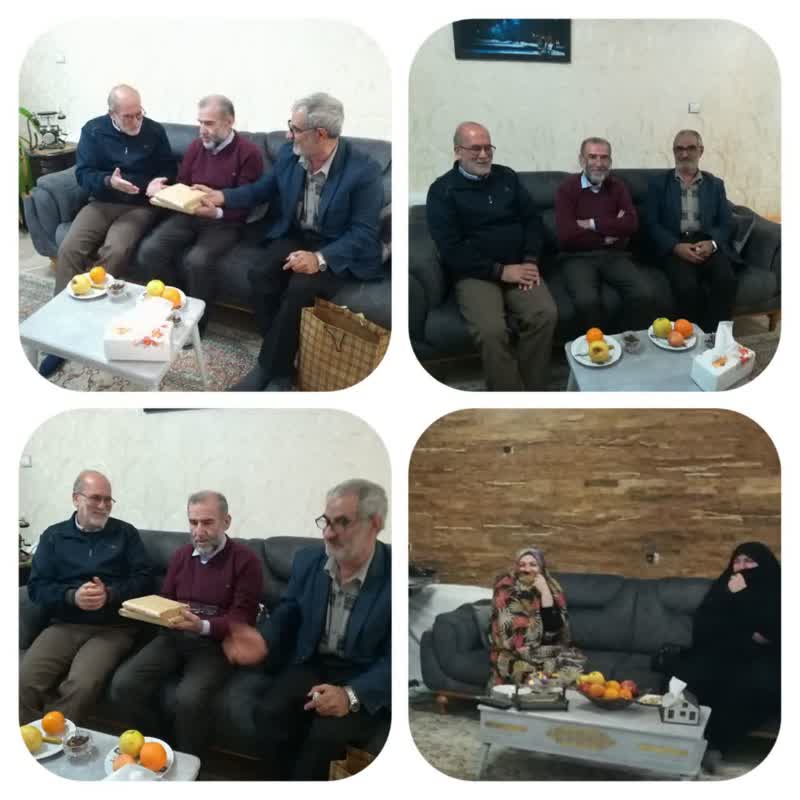 تجلیل و قدردانی خادمیاران رضوی از آزاده و جانباز بروجردی