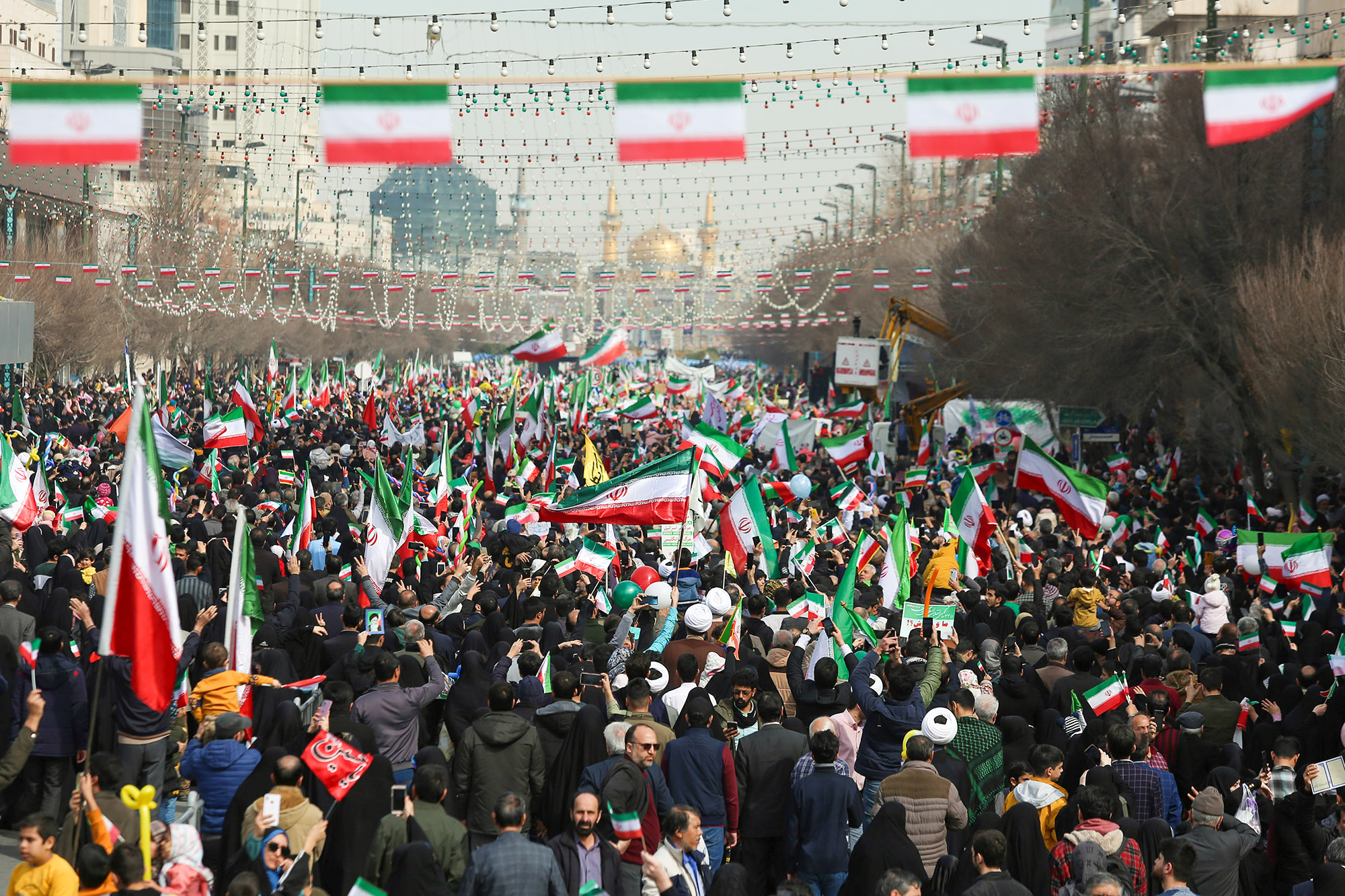 راهپیمایی پرشکوه 22 بهمن در مشهد