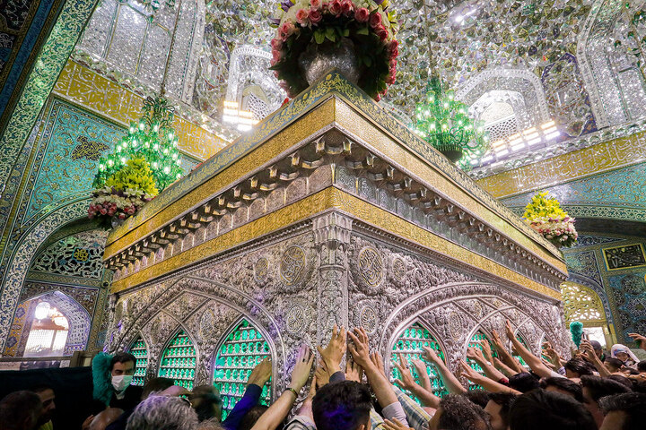 عکس با کیفیت : ضریح مطهر امام رضا علیه السلام