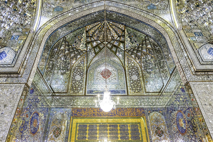عکس با کیفیت : رواق دارالسیاده حرم مطهر رضوی