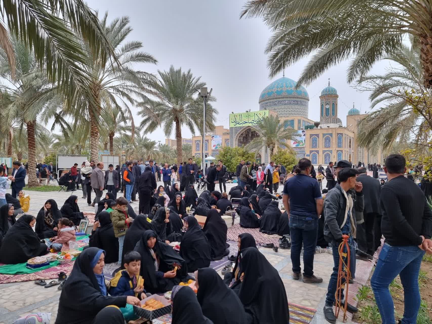 میزبانی میقات الرضا از میهمانان ایام چراغ برات