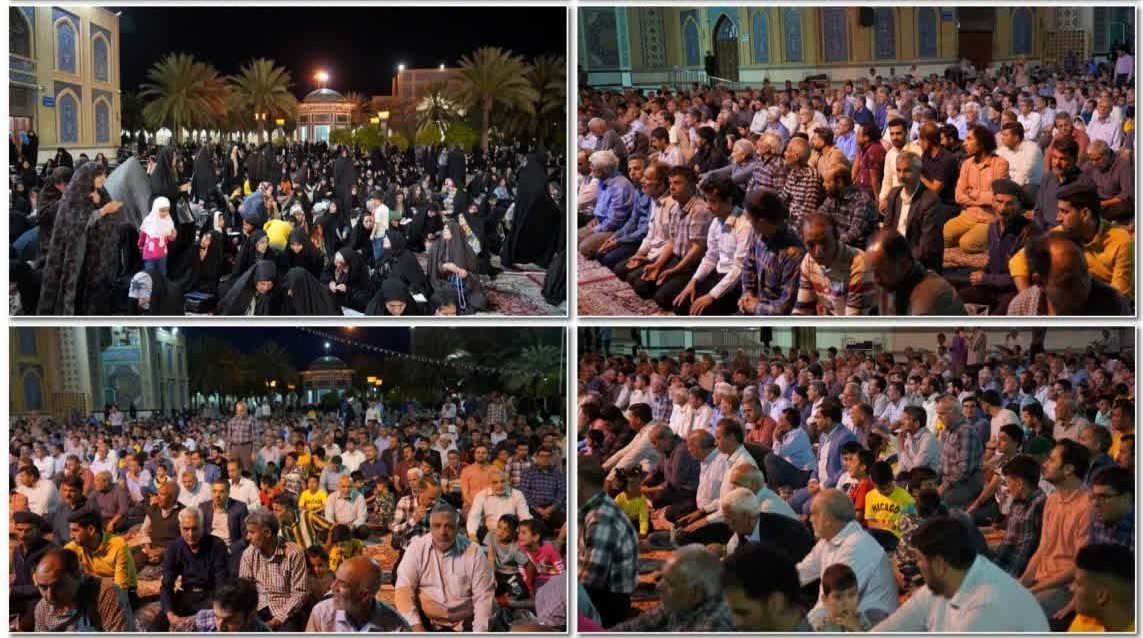 ویژه برنامه یادبود شهیدان آیت الله عباسعلی سلیمانی و حمیدرضا الداغی در  آستان مبارک حضرت حسین بن موسی الکاظم(ع) وابسته به موسسه فرهنگی و بقاع متبرکه آستان قدس رضوی برگزار شد.