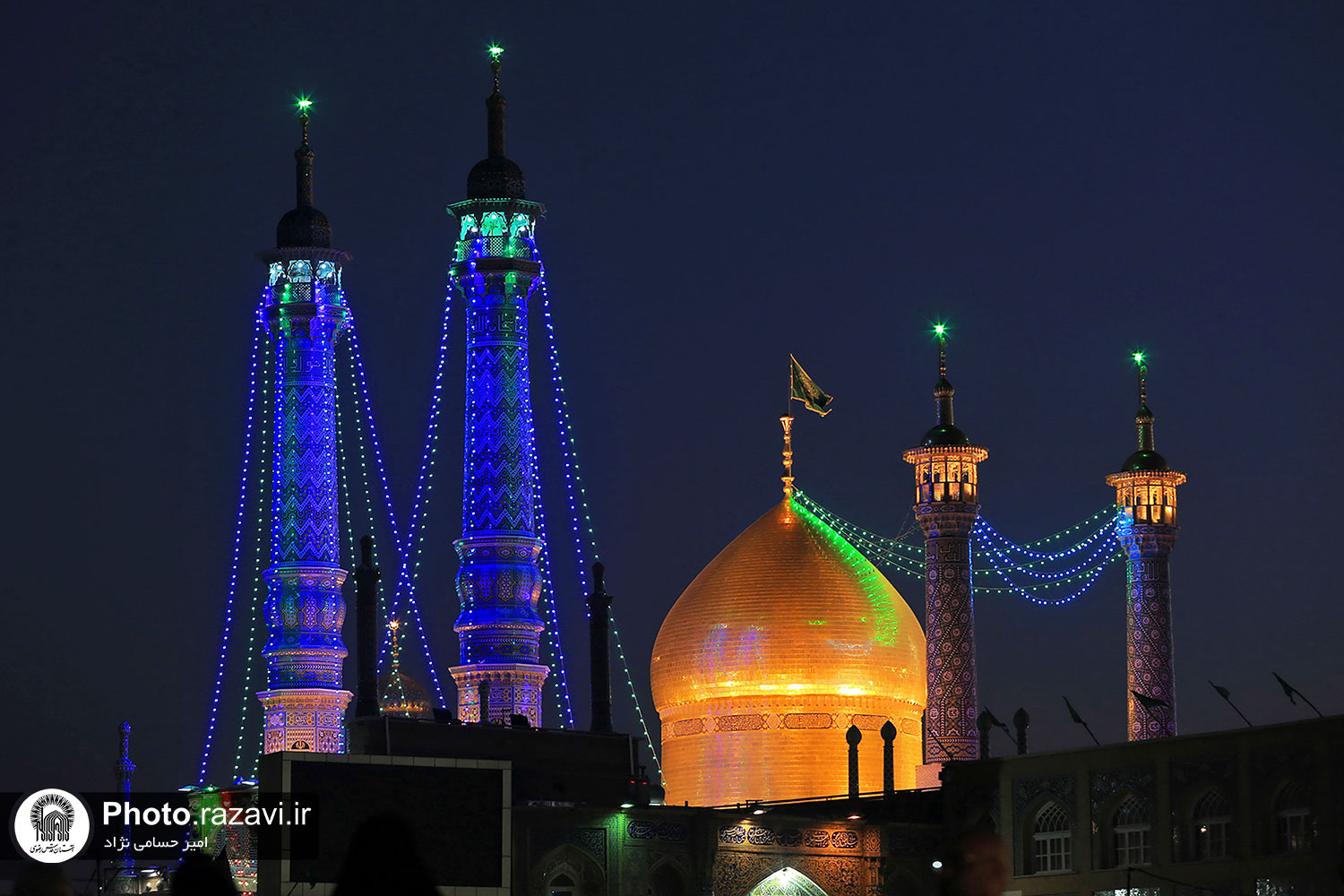 عکس با کیفیت : حرم حضرت معصومه سلام الله علیها