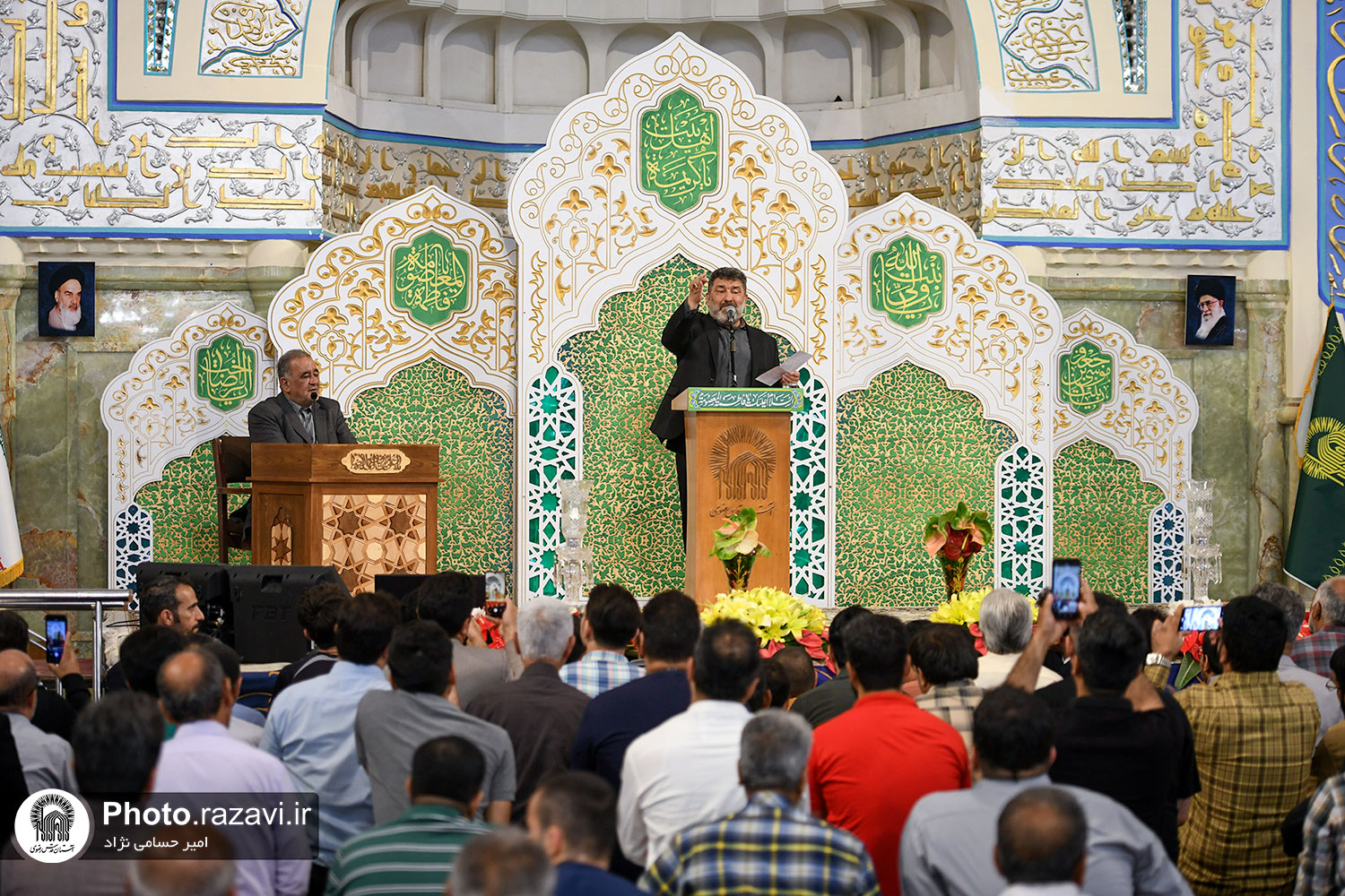 مراسم جشن میلاد حضرت معصومه سلام الله علیها در حرم مطهر رضوی