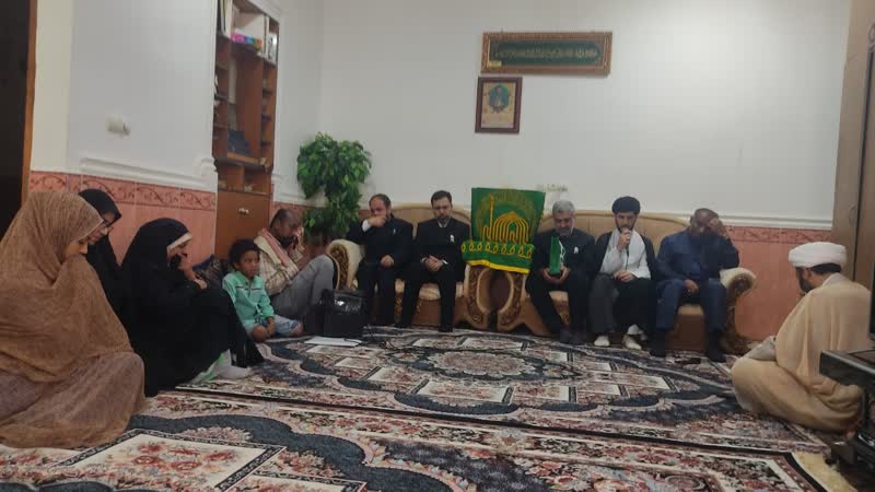 منزل «شهید دوماری» در هرمزگان به عطر بارگاه ملکوتی رضوی معطر شد