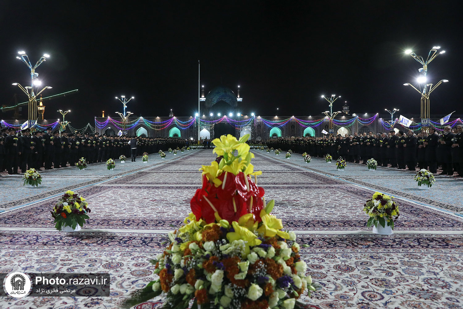 آیین خطبه‌خوانی شب میلاد امام رضا(علیه‌السلام) در حرم مطهر رضوی - 1