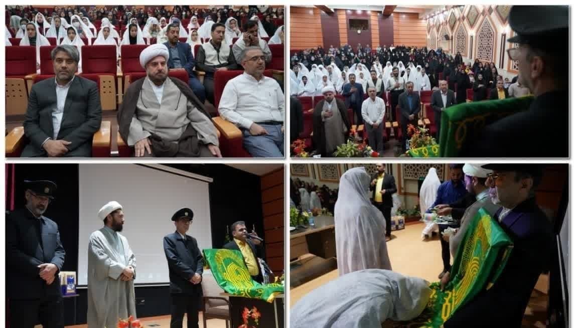 مراسم جشن تکریم زوج‌های جوان با عنوان پیوند آسمانی با مهر امام مهربانی با نماینده مقام معظم رهبری در هیئت امنای کمیته حضرت امام خمینی(ره) در آستان حضرت حسین بن موسی الکاظم(ع) برگزار شد.