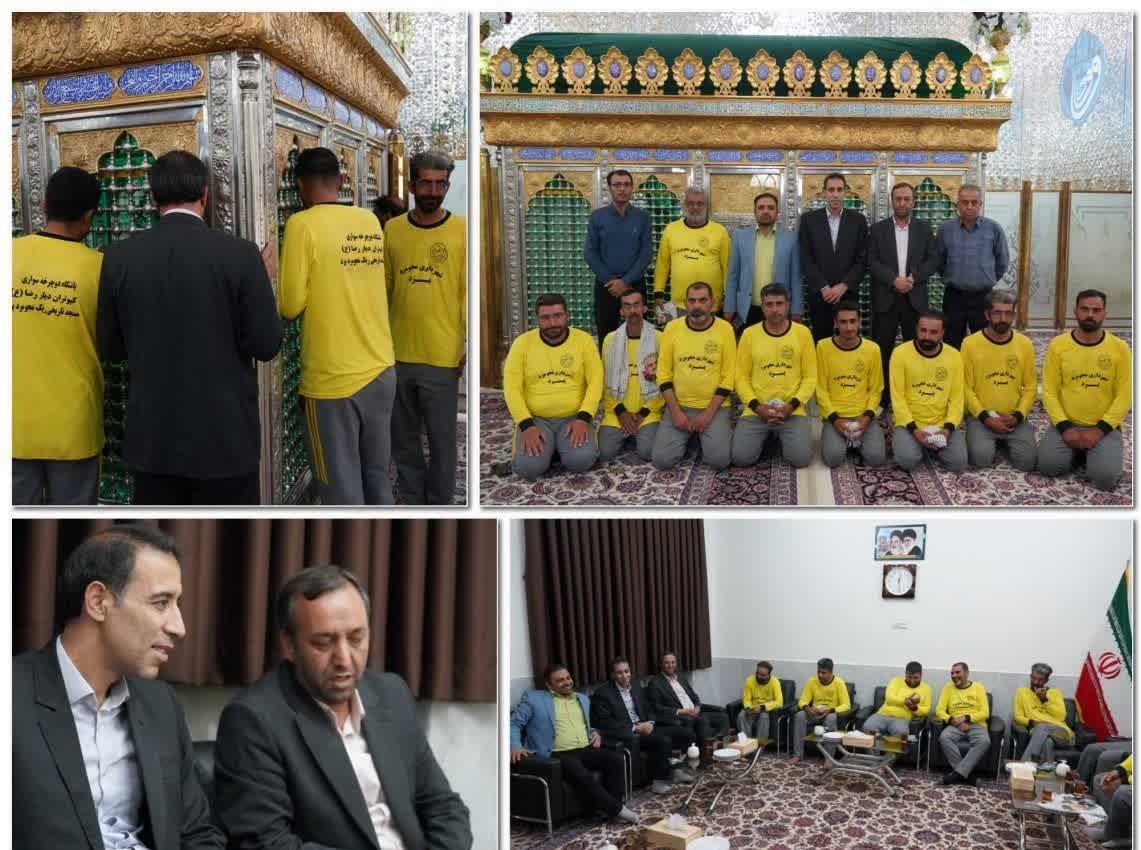  رکاب زنان باشگاه دوچرخه سواری کبوتران دیار امام رضا(ع) از شهر مجومرد یزد به آستان برادر گرامی حضرت امام رضا(ع)حضرت حسین بن موسی الکاظم(ع) مشرف شدند.