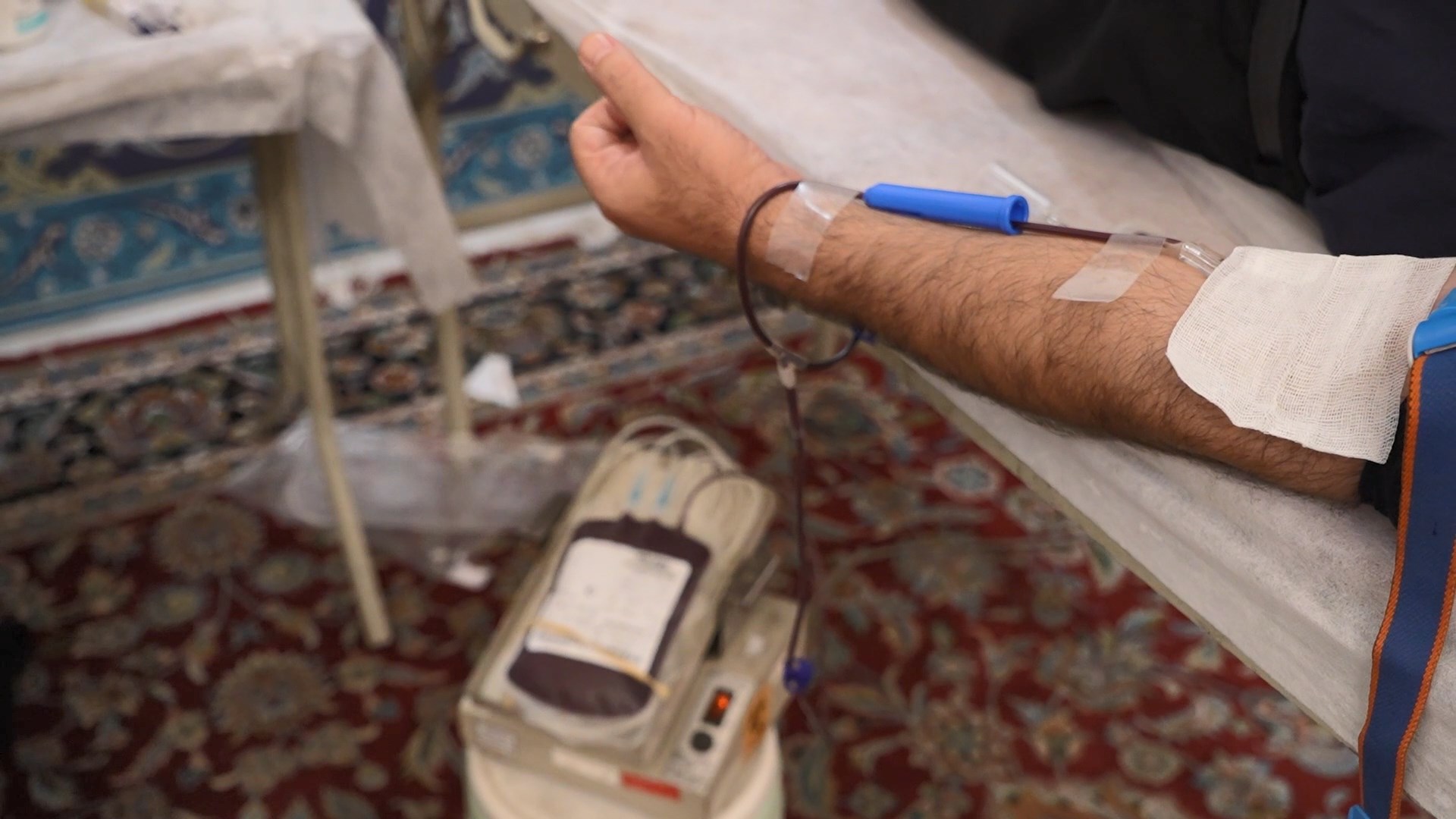 اهدای خون در حرم مطهر رضوی