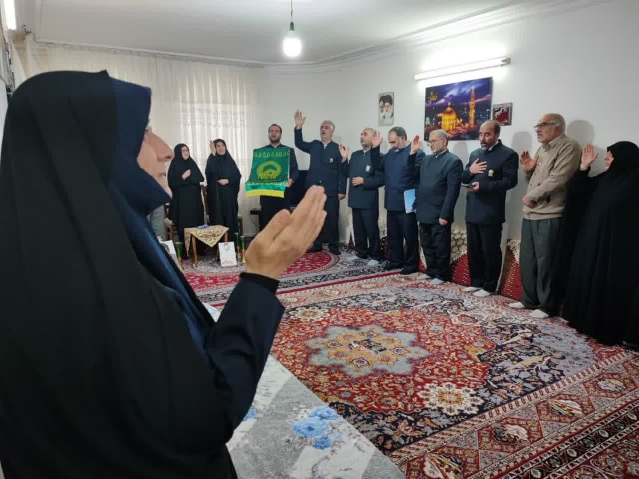 دیدار خادمیاران رضوی شهرستان شهریار با خانواده معظم شهدا