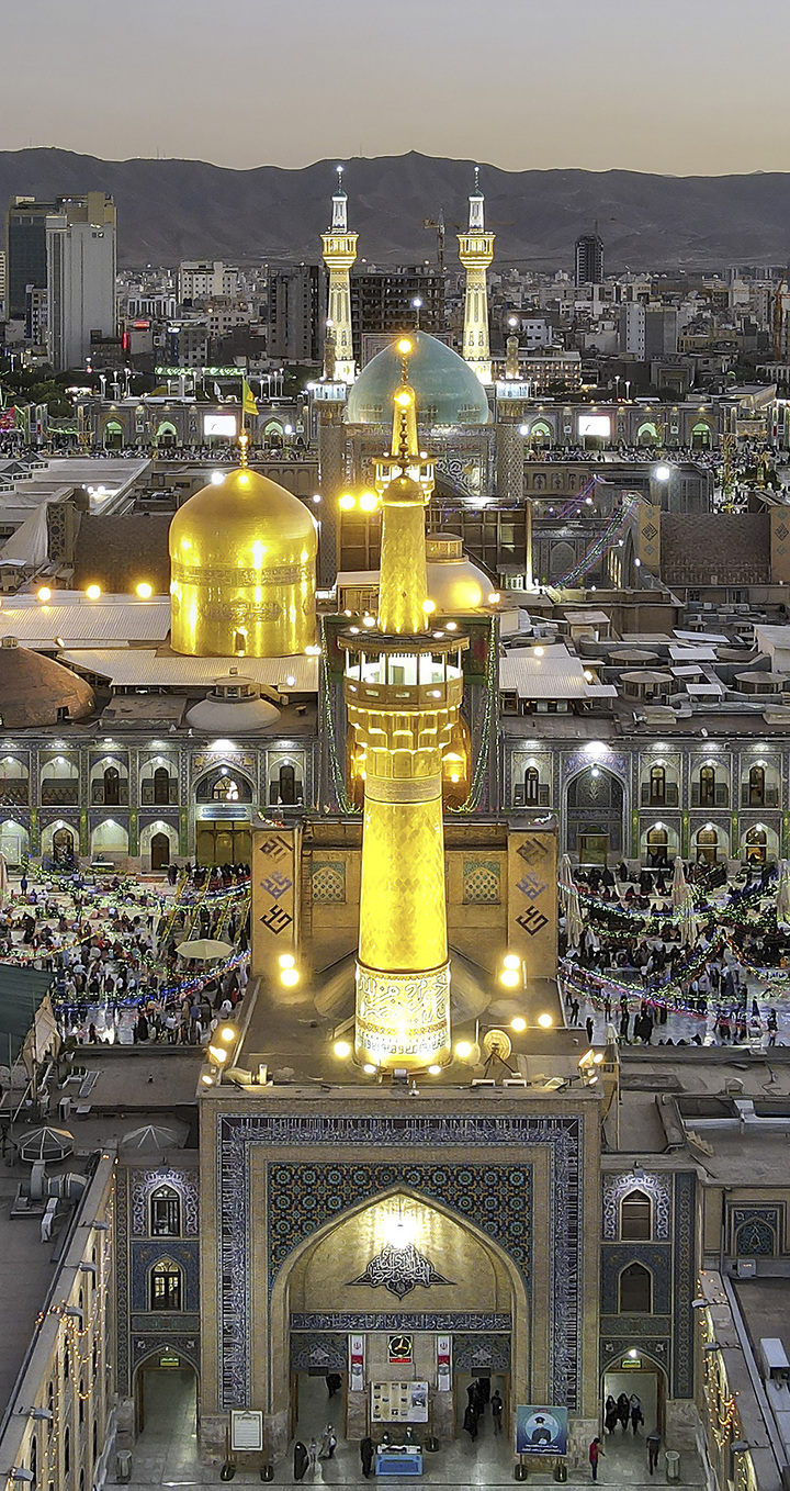 عکس با کیفیت : تصاویر هوایی از حرم امام رضا علیه السلام