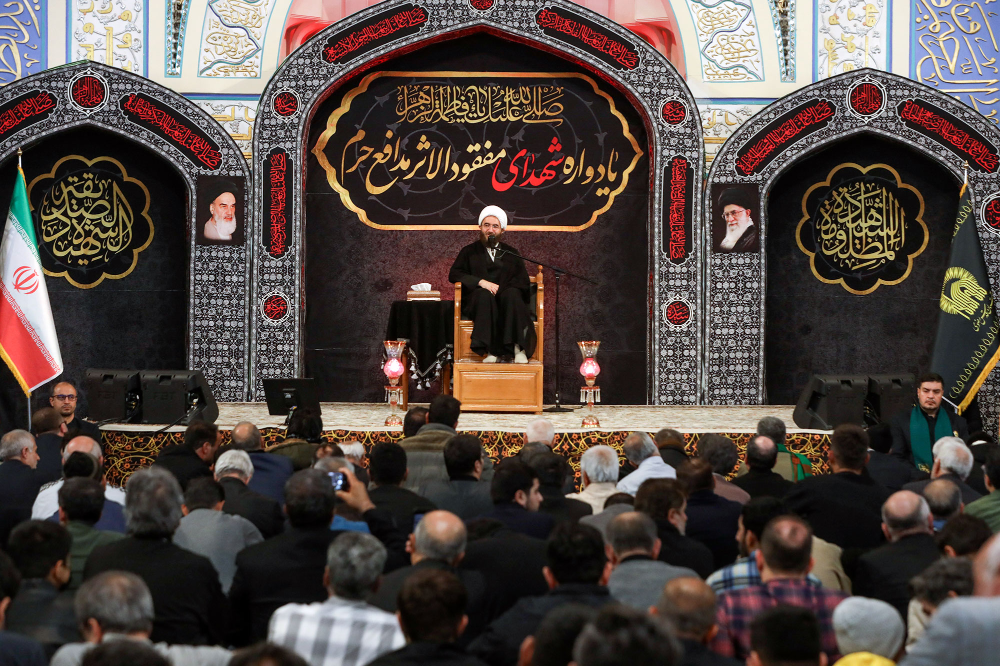 مراسم بزرگداشت شهدای تیپ فاطمیون