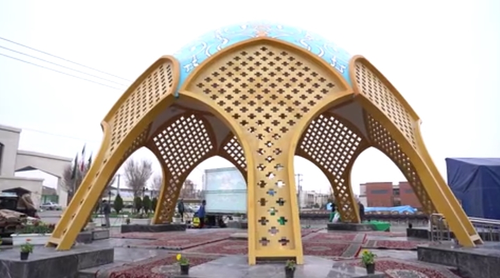 نماد ایثار و مقاومت در زائر شهر رضوی