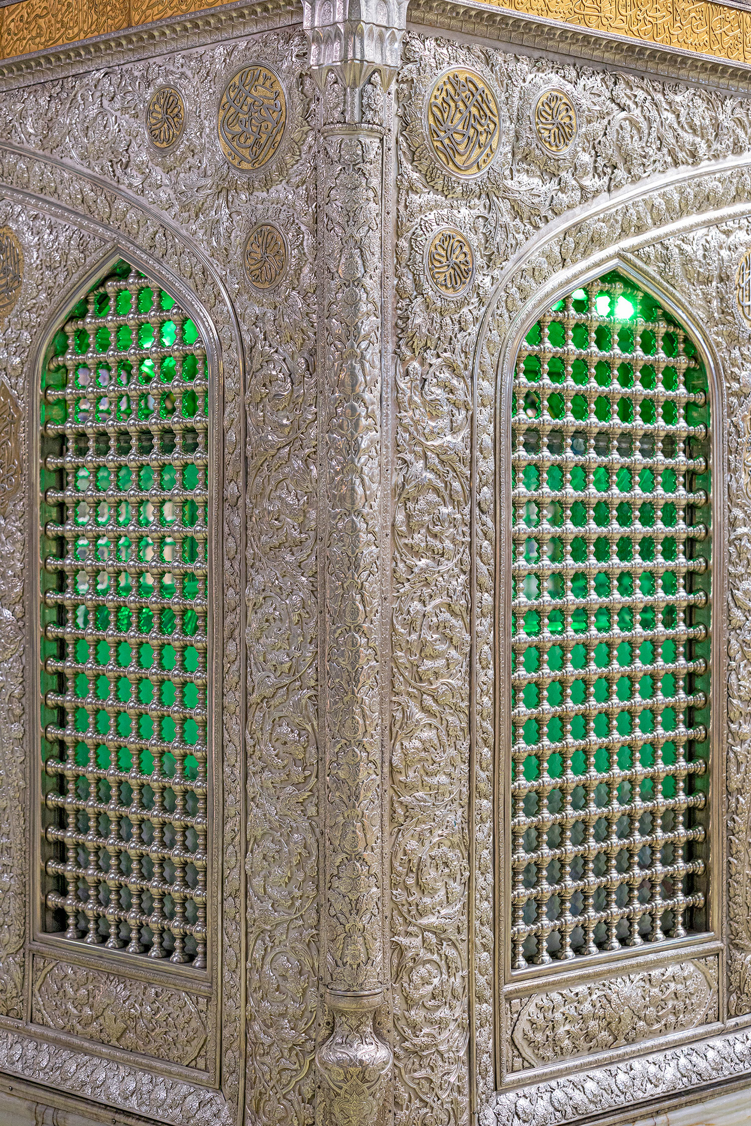 عکس با کیفیت : ضریح مطهر امام رضا علیه السلام