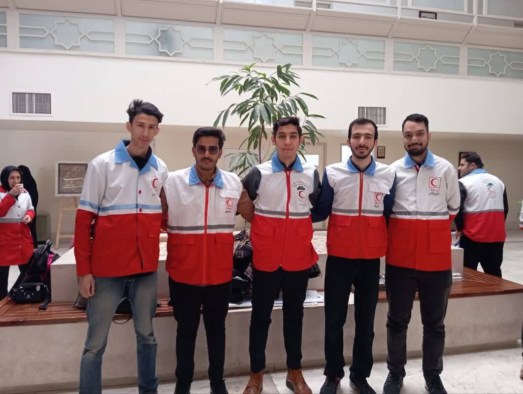 کسب مقام سوم مسابقات دانشجویی «عملیات سرخ» توسط كانون هلال‌احمر دانشگاه بین‌المللی امام رضا(ع)