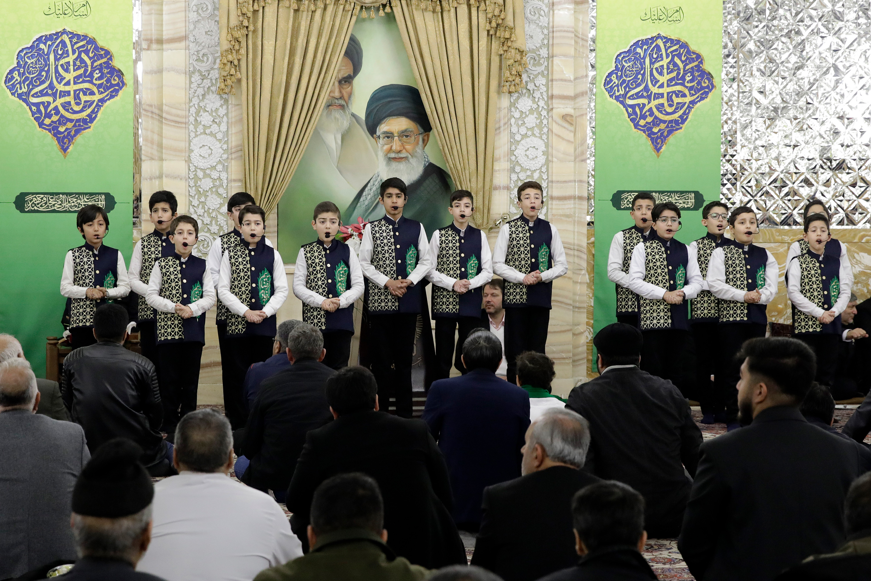 جشن روز میلاد امیرالمومنین در حرم مطهر رضوی