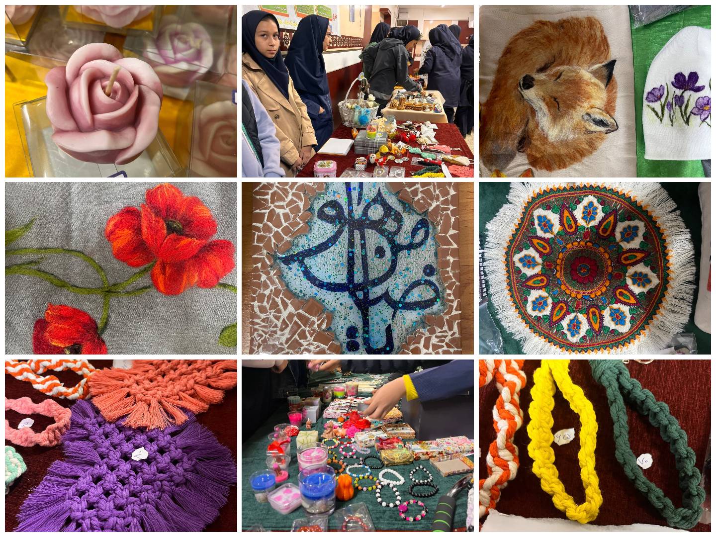 برگزاری دومین بازارچه کارآفرینی دختران دانش‌آموز دبیرستان امام رضا(ع)