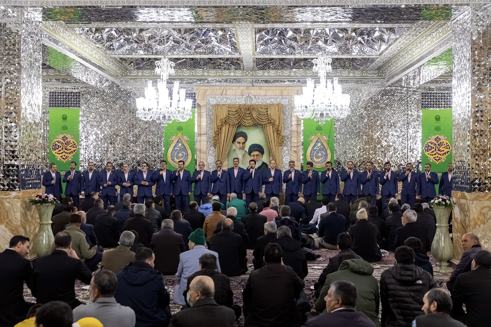 جشن مبعث پیامبر اکرم در حرم مطهر رضوی