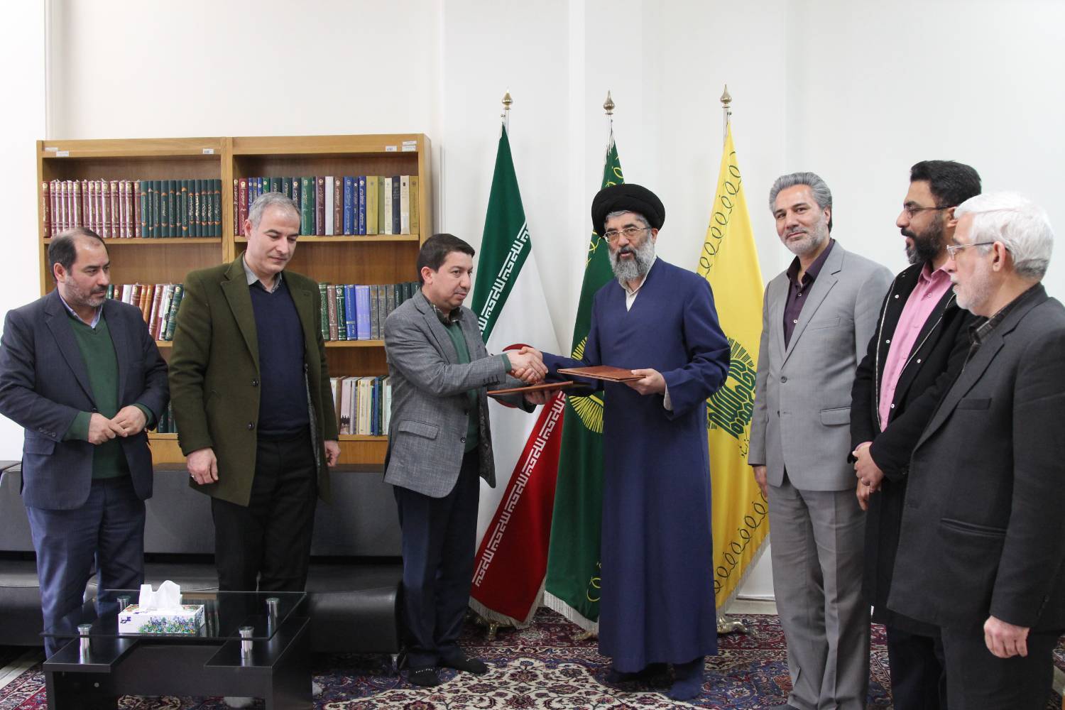 امضای تفاهم‌نامه همکاری میان کتابخانه و موزه رضوی و اداره ‌کل میراث‌فرهنگی خراسان شمالی