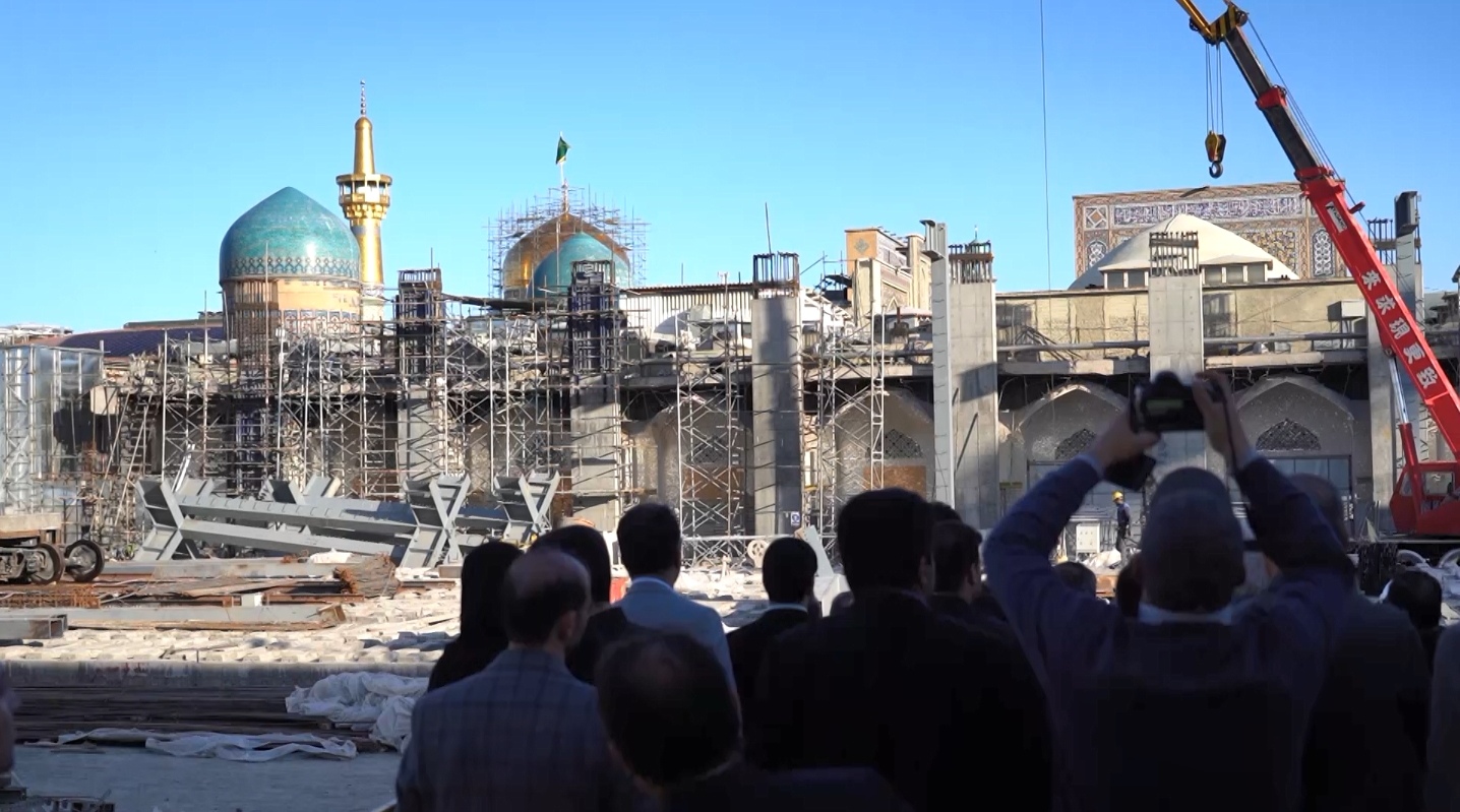 بازدید اعضا شورای اسلامی شهر و مدیران شهرداری مشهد از پروژه های عمرانی حرم مطهر رضوی و دیدار با تولیت معزز آستان قدس رضوی