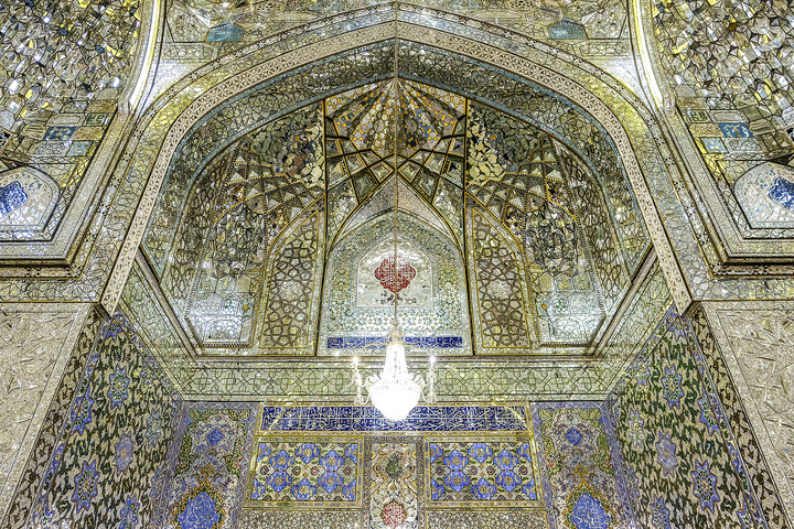 عکس با کیفیت : رواق دارالسیاده حرم مطهر رضوی