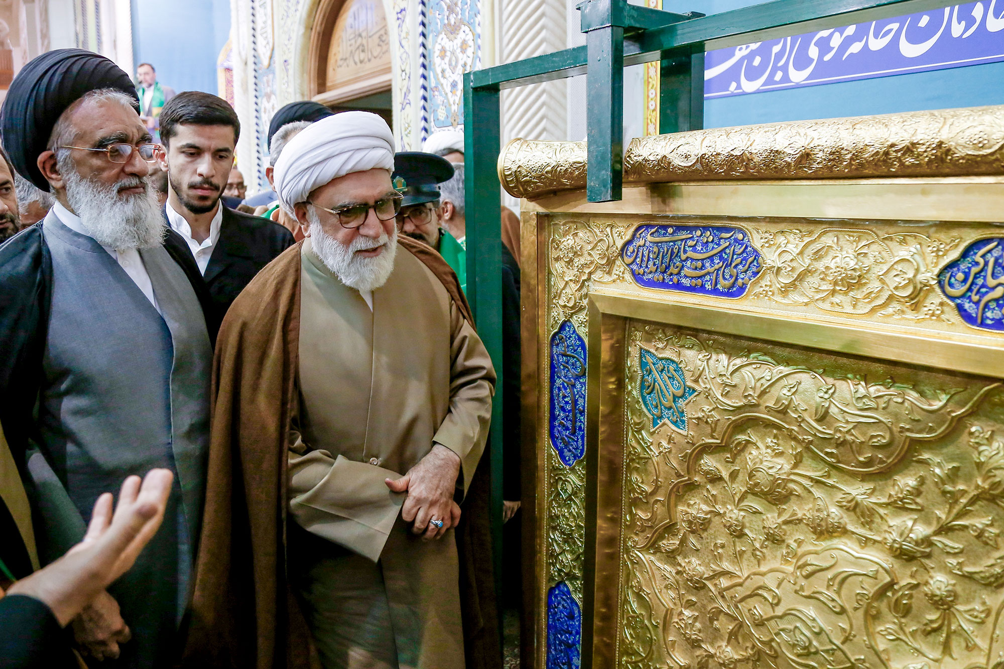آیین خطبه‌خوانی خادمان حرم مطهر حضرت معصومه سلام الله علیها