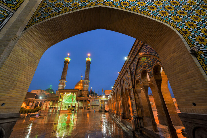 عکس با کیفیت : حرم حضرت عبدالعظیم حسنی علیه السلام