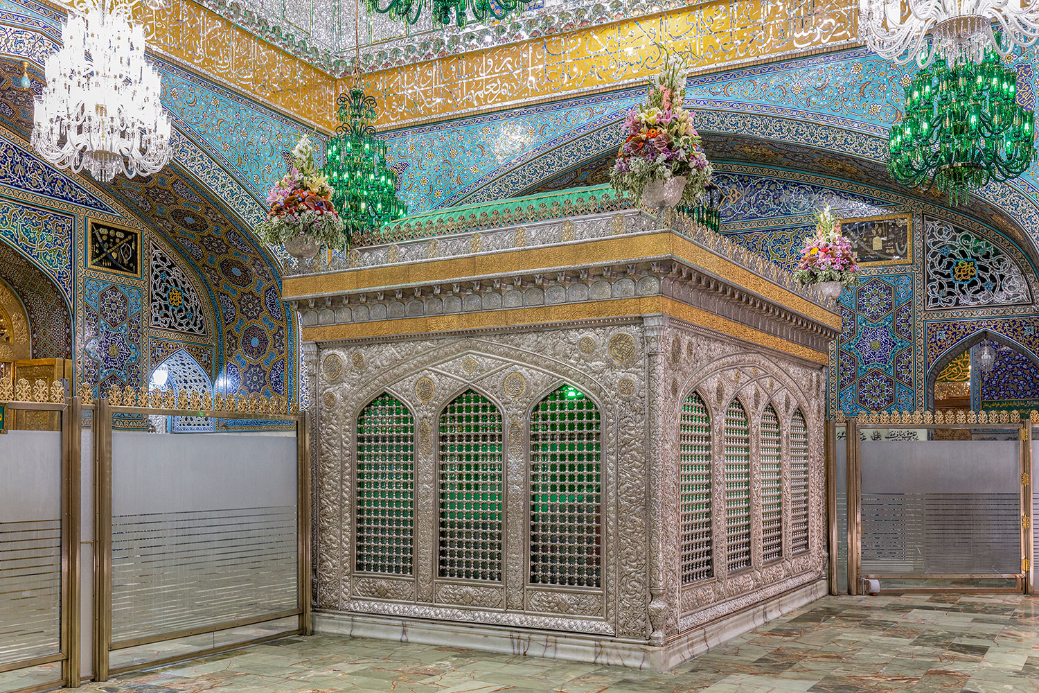 عکس با کیفیت : ضریح مطهر امام رضا علیه السلام