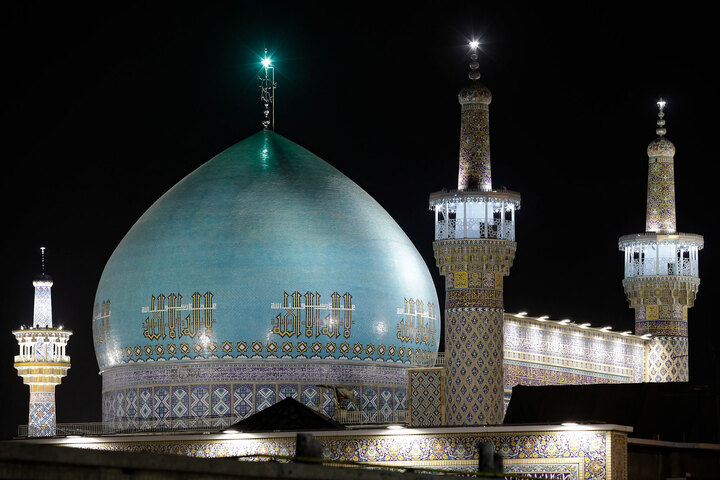 عکس با کیفیت : گنبد صحن گوهرشاد حرم مطهر رضوی