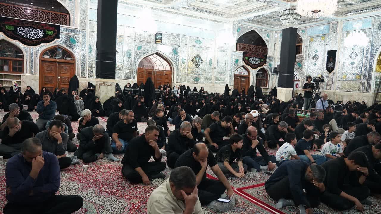 میقات الرضا(ع) در شب شهادت امام رئوف غرق در ماتم بود