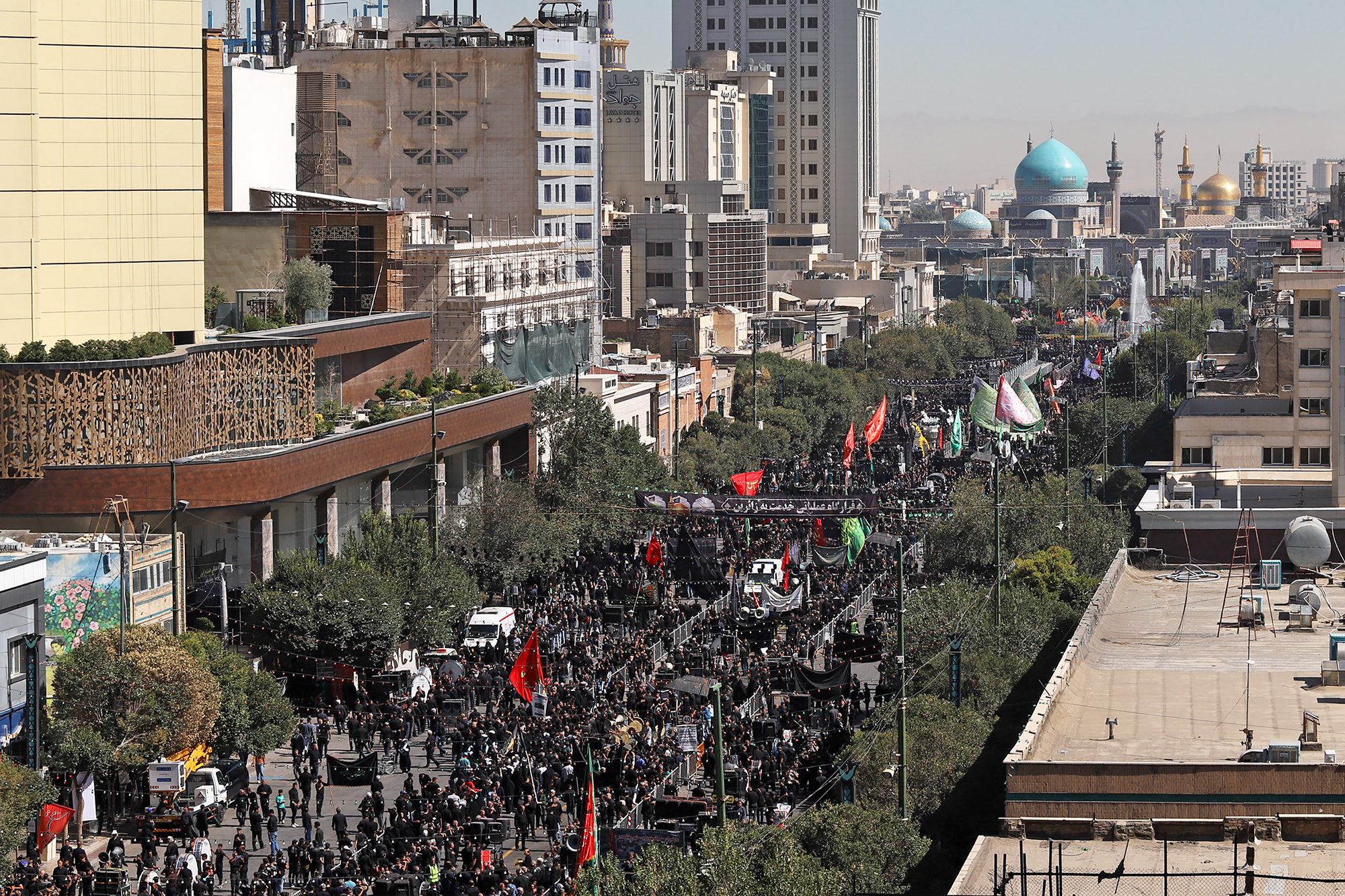 عزاداری روز شهادت امام رضا علیه‌السلام در مشهد-1