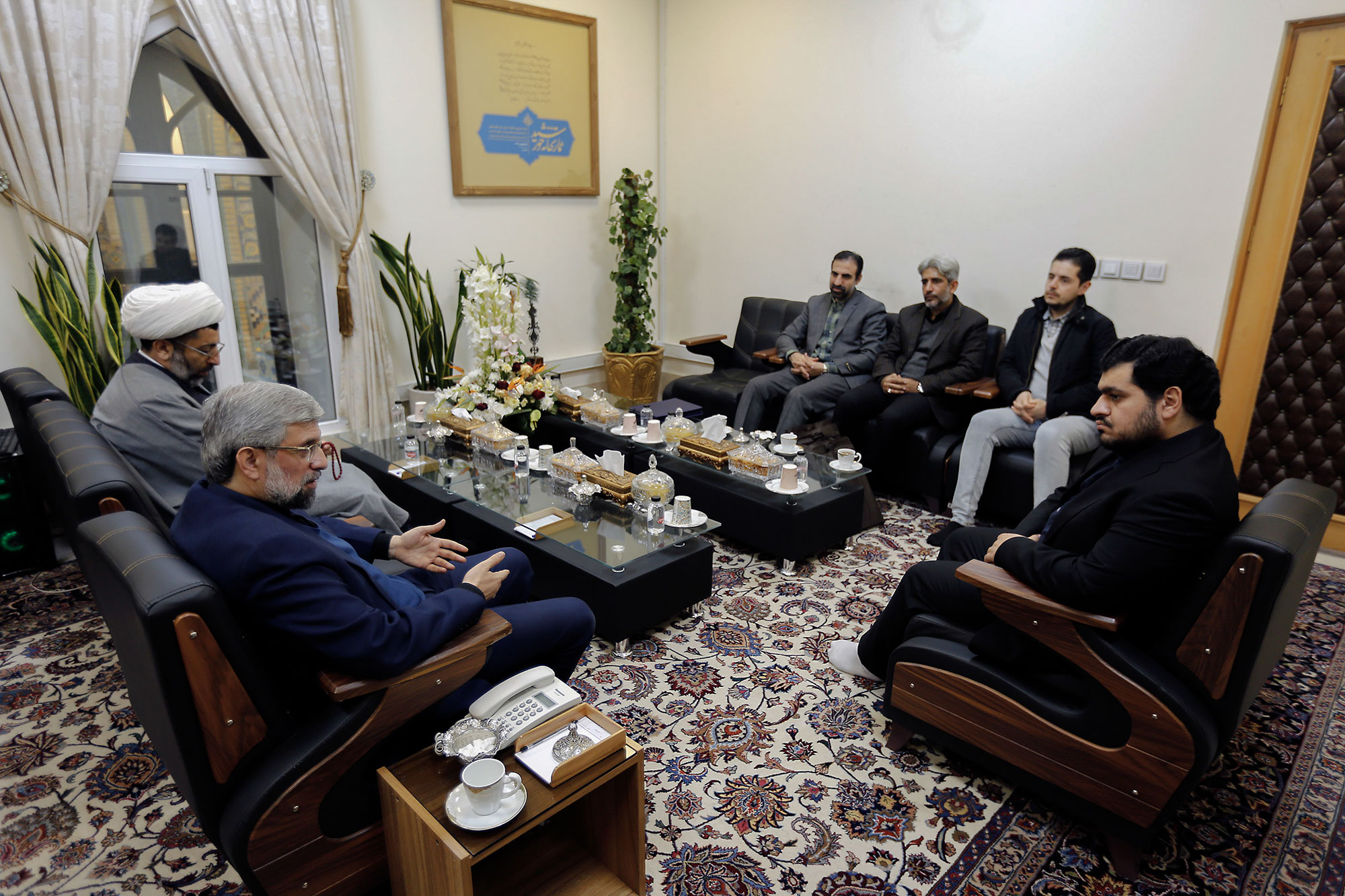 دیدار مدیرکل انتقال خون خراسان رضوی با مدیر عالی حرم مطهر رضوی