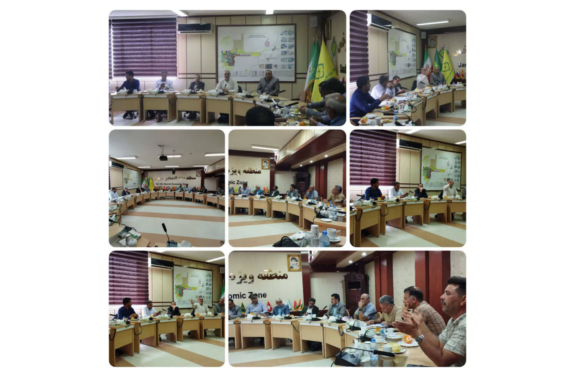  نشست صمیمانه مدیرعامل منطقه ویژه اقتصادی سرخس و مدیران شرکت‌های حمل‌ونقل و بازرگانی 