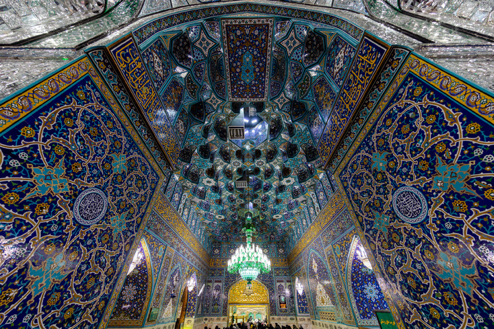 عکس با کیفیت : رواق حاتم خانی حرم امام رضا علیه السلام
